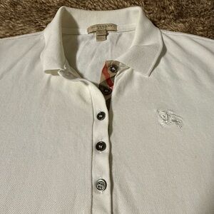 Burberry Britt White Polo Shirt